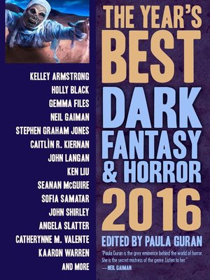cover image of The Year's Best Dark Fantasy & Horror, 2016 Edition